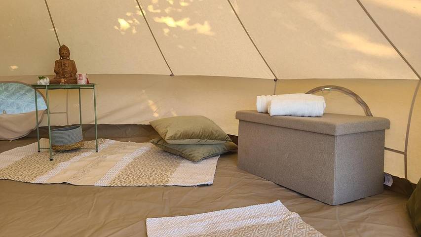 Tente pour 2 personnes, avec jardin et vue en Ille-et-Vilaine - 4