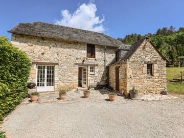 Maison de vacances pour 5 personnes, avec vue ainsi que terrasse et jardin en Dordogne