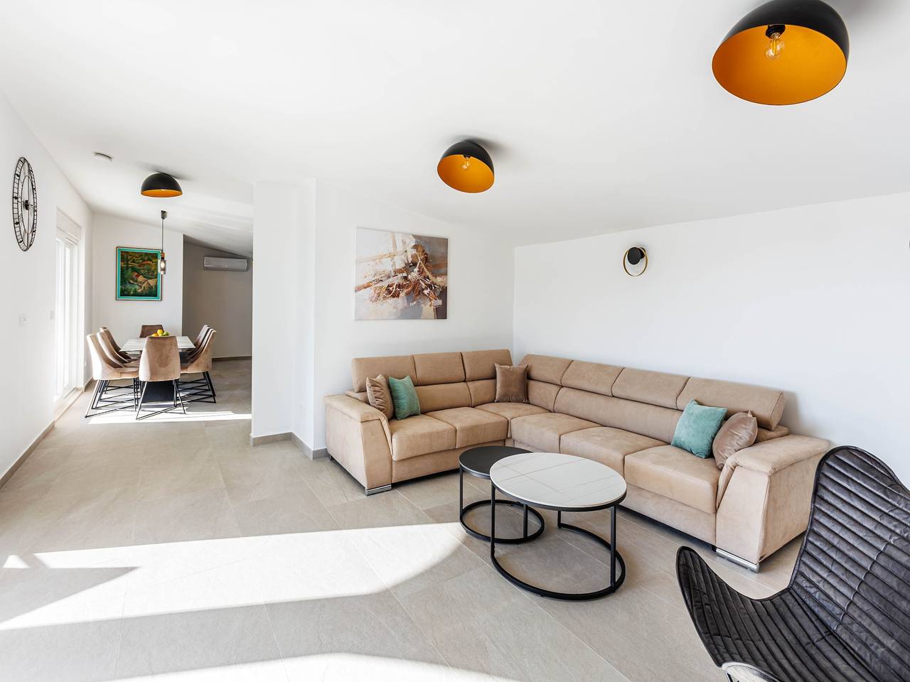 Villa La Fortezza with sea view in Sevid, Split-Dalmatie