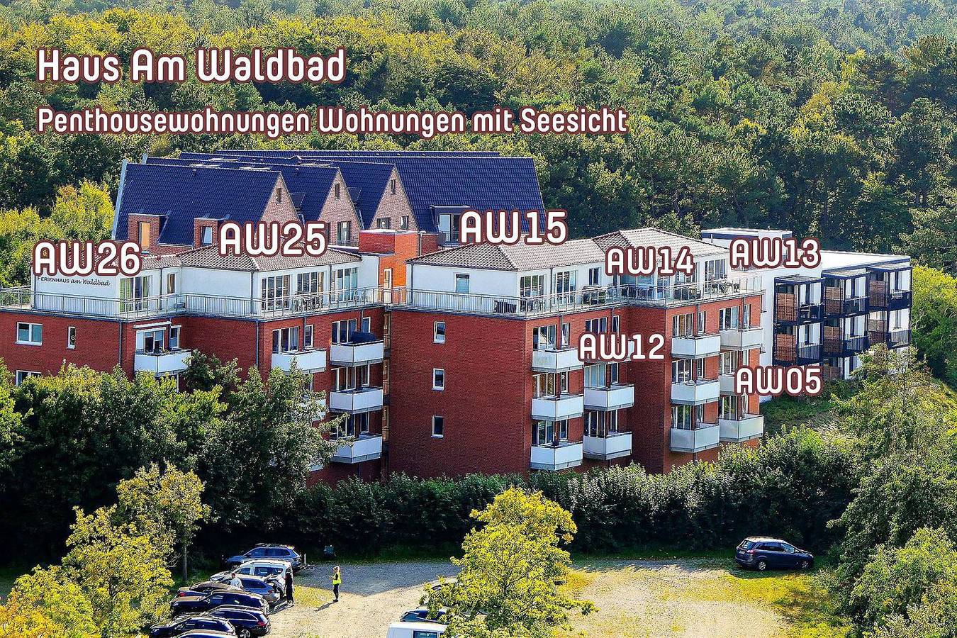Ganze Wohnung, Penthouse im Haus Am Waldbad mit Meerblick, strandnah in Sahlenburg in Sahlenburg Strand, Cuxhaven