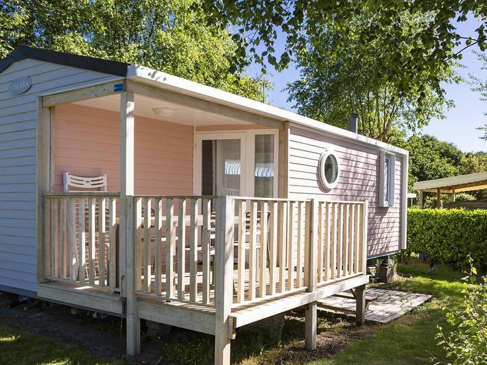 Flower Camping Le Kerleyou - Mobilhome 4 personnes - Mobil-home Standard 26m² - 2 chambres - terrasse semi-couverte - Tv 4 pers. in Douarnenez, Iroise
