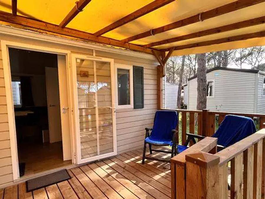 Camping Neptuno  - Mobilheim 4 personen - Comfort | 2 Schlafz. | 4 Pers. | Erhöhte Terrasse | Klimaanlage in Pals, Costa Brava