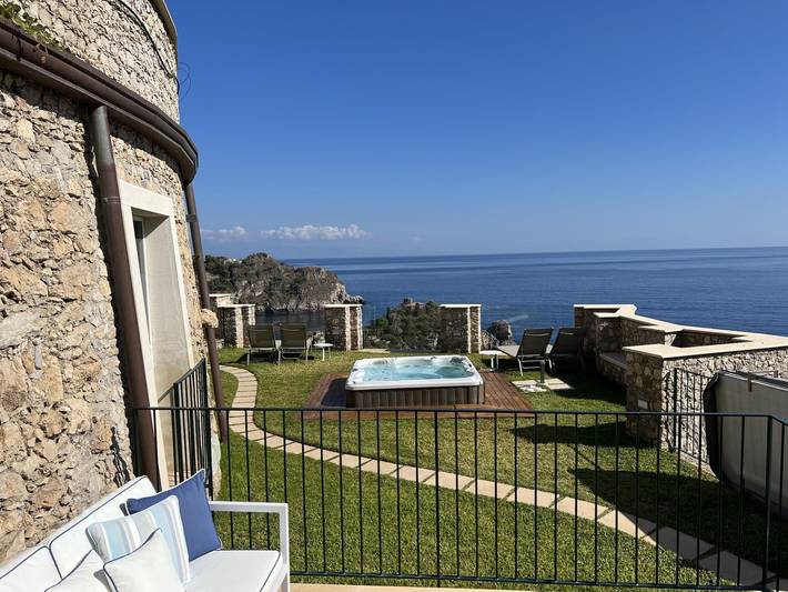 Ferienwohnung für 4 Personen, mit Garten und Terrasse sowie Pool in Taormina - 4