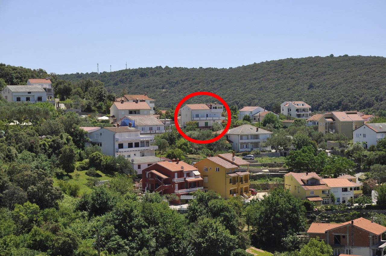Ganze Wohnung, 1-Zimmer-Ferienwohnung mit Terrasse und Meerblick Kampor, Rab A-5064-a in Kampor, Rab