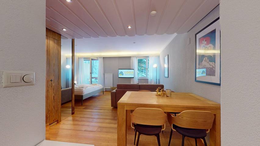 Ferienwohnung für 3 Personen, mit Balkon und Seeblick sowie Ausblick in St. Moritz - 4