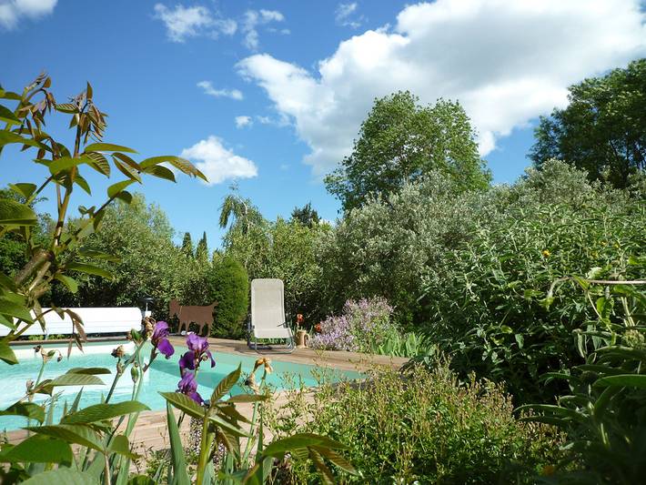 Gîte pour 2 personnes, avec piscine et jardin, animaux acceptés dans Les Paluds de Noves