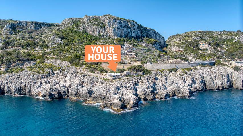 Trullo für 4 Personen, mit Terrasse und Meerblick sowie Garten, mit Haustier in Apulien - 2