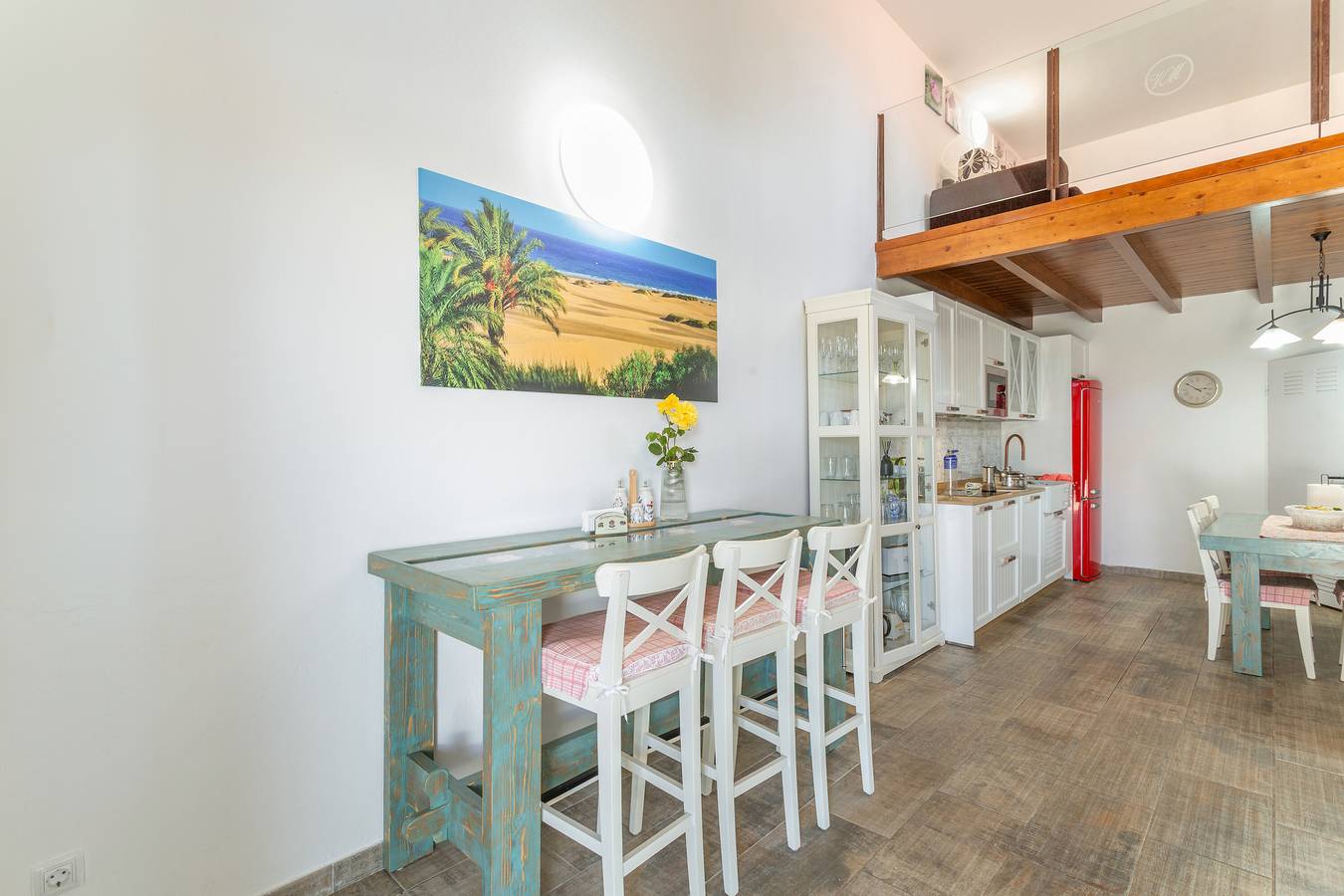 'Casa Mica' mit Bergblick, Wlan und Klimaanlage in Vega de San Mateo, Gran Canaria Nord
