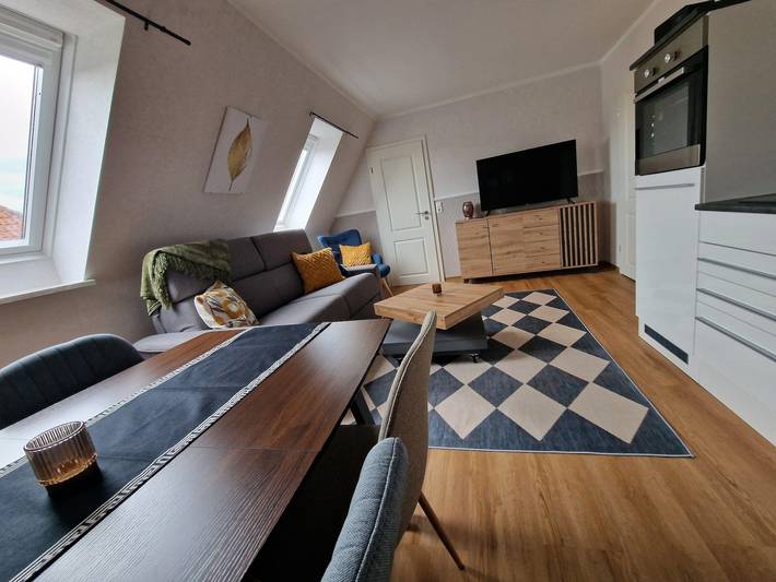 Ferienwohnung für 4 Personen, mit Terrasse und Garten