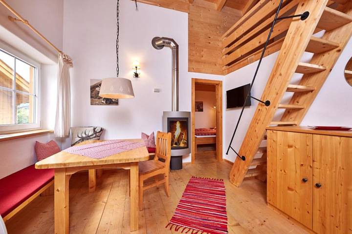 Hütte für 4 Personen, mit Terrasse und Sauna sowie Ausblick in Grainau