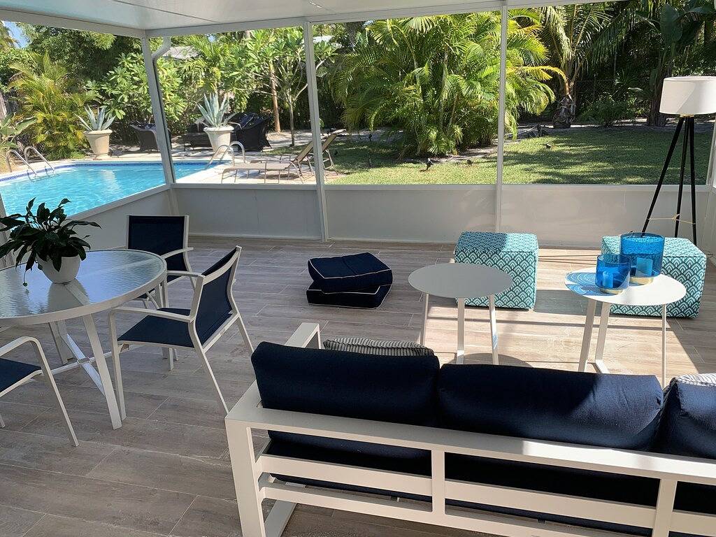 West Palm Beach Nord- Privater Pool-Tropischer Garten in Lake Park, Palm Beach County