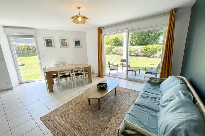 Appartement entier, Charmant T3 Ultra cosy Jardin 50m des plages in Plage de Port Fontaine-Lomener, Ploemeur