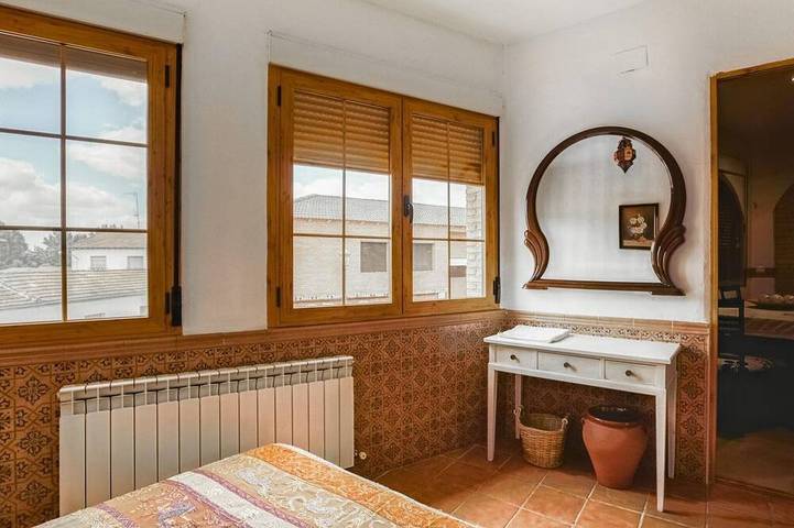 Ferienhaus mit Patio und privatem Pool in El Robledo, Comarca de la Mancha