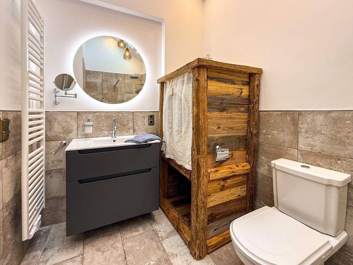 Ferienhaus für 6 Personen, mit Garten und Sauna in Hage - 4