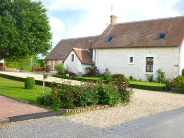 Gîte pour 10 personnes, avec jardin, animaux acceptés à Vicq-sur-Nahon