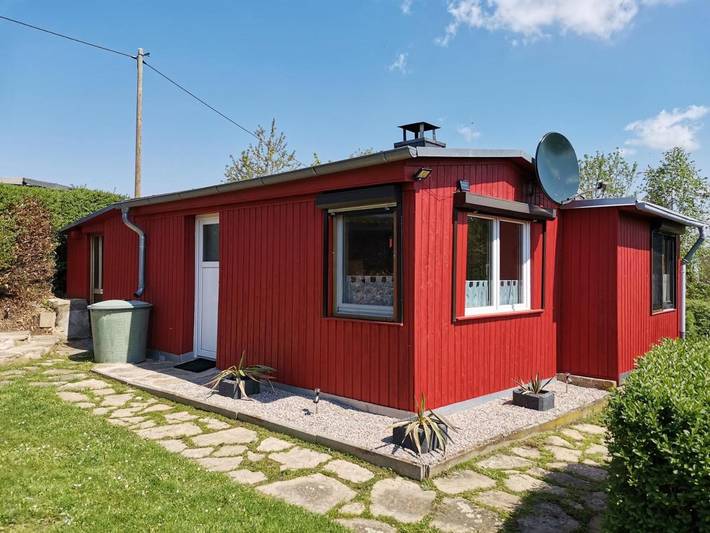 Ferienhaus für 3 Personen, mit Terrasse und Garten sowie Ausblick in Mansfeld