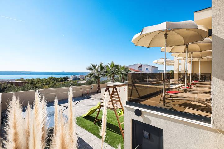 Villa für 10 Personen, mit Meerblick und Garten in Jasenice - 3