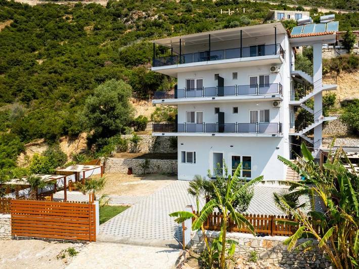 Hôtel pour 2 personnes, avec jardin ainsi que balcon et vue dans Borsh