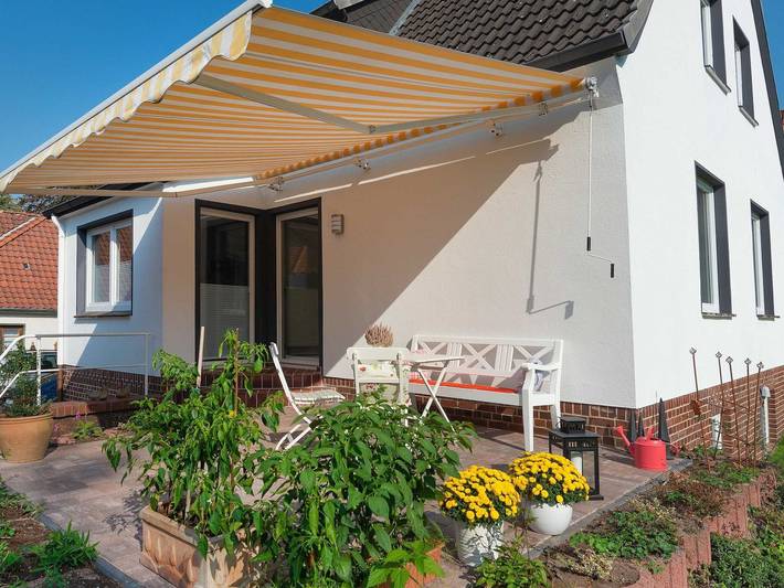 Ferienhaus für 4 Personen, mit Terrasse und Garten in Stade