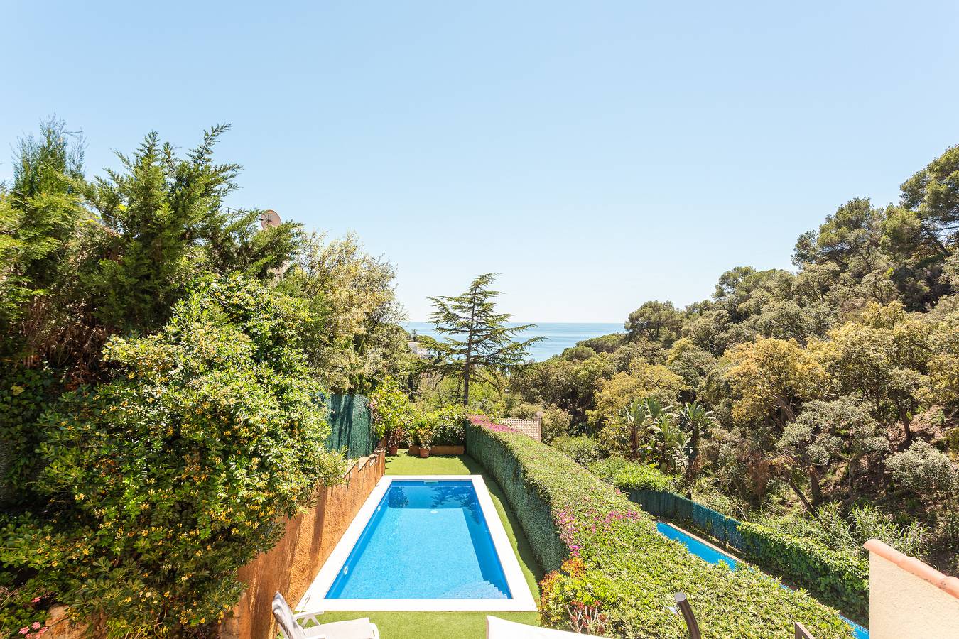Villa 'Frente Al Mar' con vistas al mar, Wi-Fi y aire acondicionado in Santa Maria de Llorell, Tossa de Mar