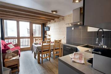 Chalet pour 6 personnes, avec balcon à Val Thorens