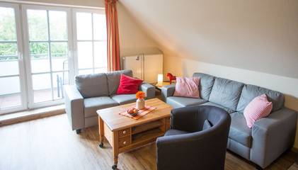 Ferienwohnung für 3 Personen, mit Balkon in Werdum