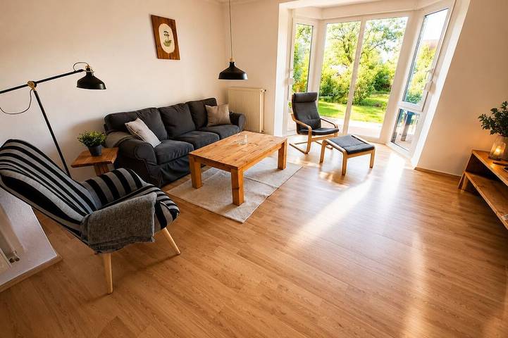 Ferienwohnung für 5 Personen, mit Terrasse und Garten
