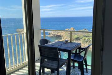 Gîte pour 2 personnes, avec balcon dans Plage du Port-Vieux