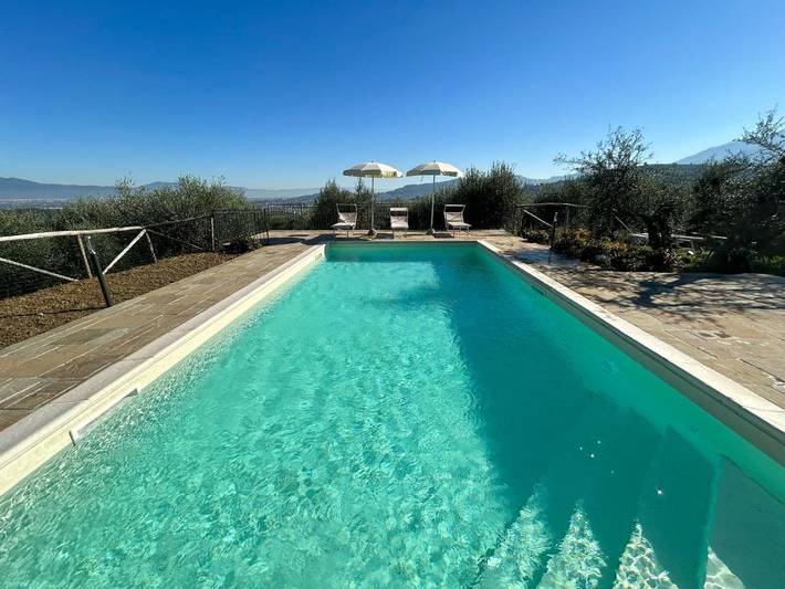 Gästezimmer für 4 Personen, mit Garten und Ausblick sowie Pool - 1