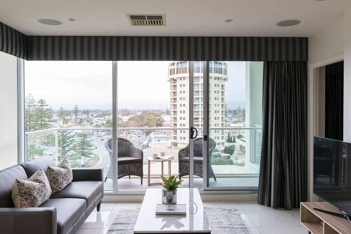 Ferienwohnung für 6 Personen, mit Pool und Balkon sowie Ausblick in Adelaide