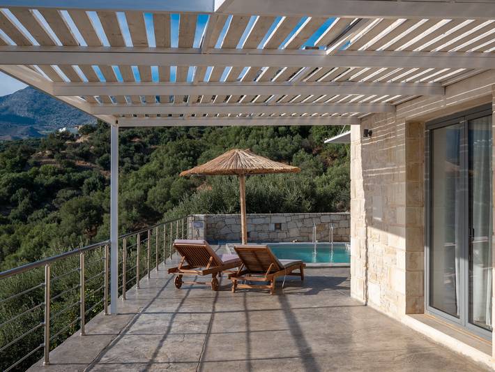 Villa für 5 Personen, mit Pool und Garten auf Kreta - 3
