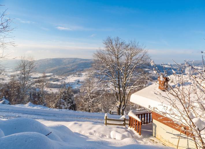 Chalet pour 4 personnes, avec piscine ainsi que terrasse et balcon/terrasse à Le Tholy - 2