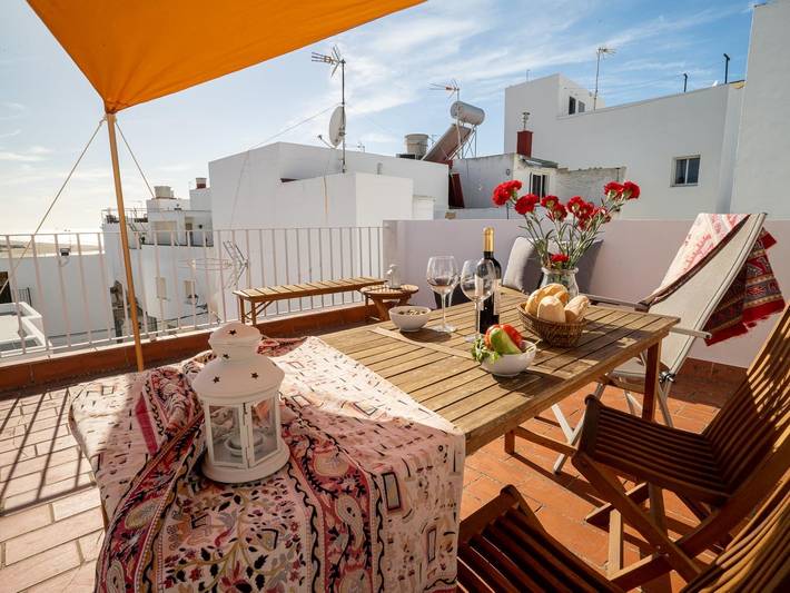 Ferienhaus für 5 Personen, mit Terrasse und Meerblick - 1