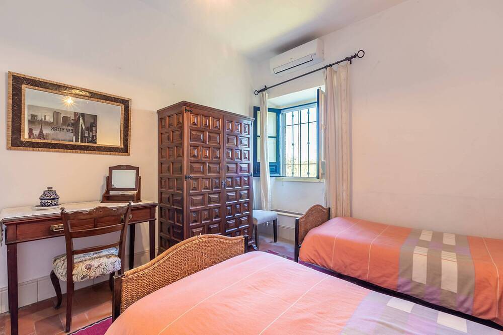 Manor house in the middle of Hacienda de Olivar in Gerena, Sevilla Province