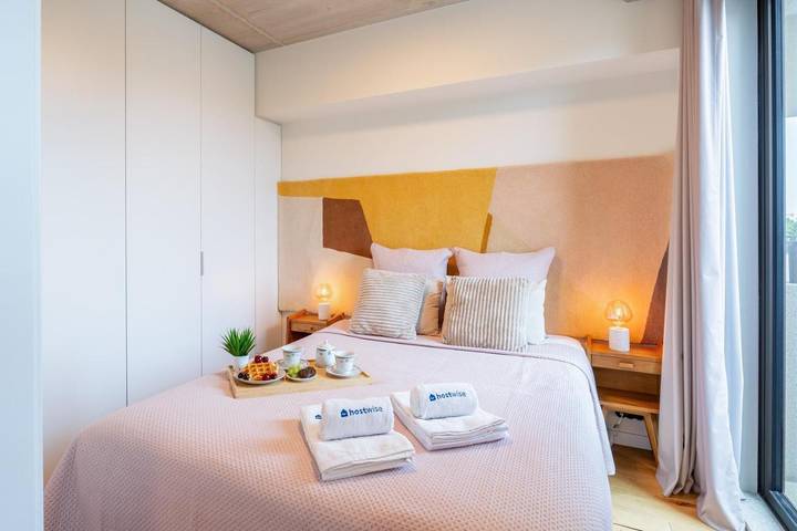 Casa de férias para 2 pessoas, com Varanda e Vista em Leça da Palmeira