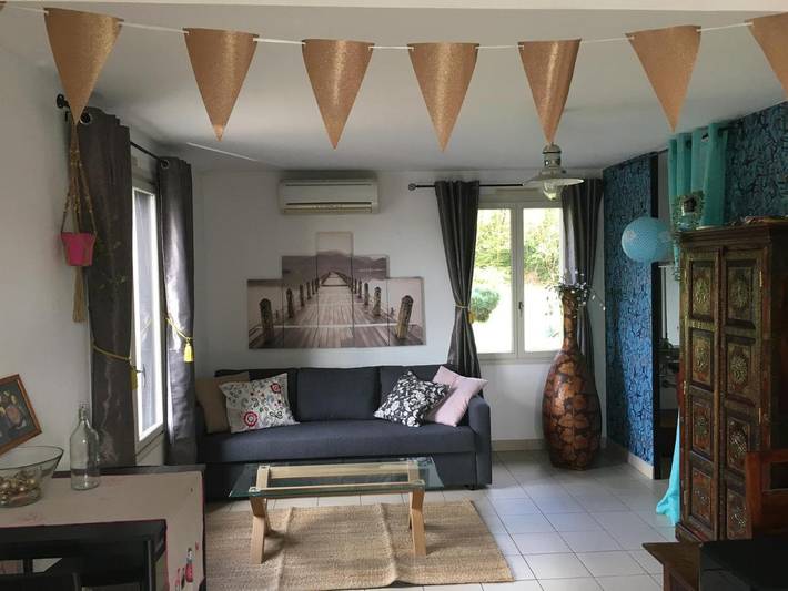 Cottage pour 2 personnes, avec terrasse et jardin à Bouloire