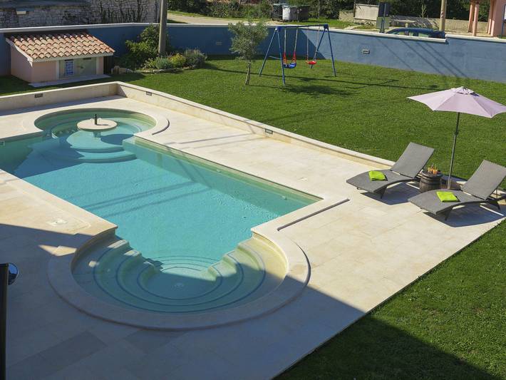 Ferienhaus für 12 Personen, mit Garten und Pool sowie Terrasse und Sauna in Barban - 3