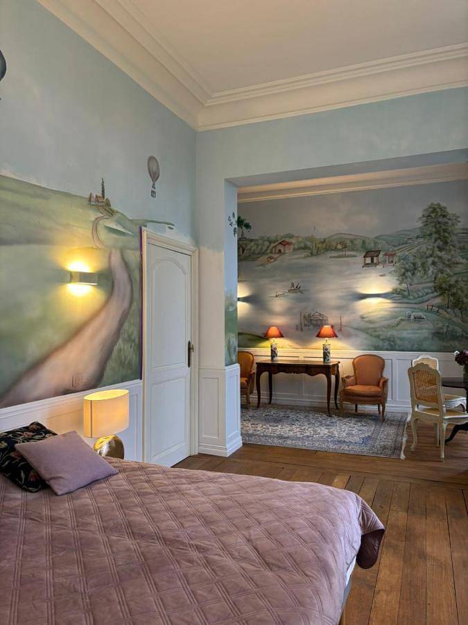 Chambre d’hôte pour 2 personnes, avec vue ainsi que jardin et terrasse