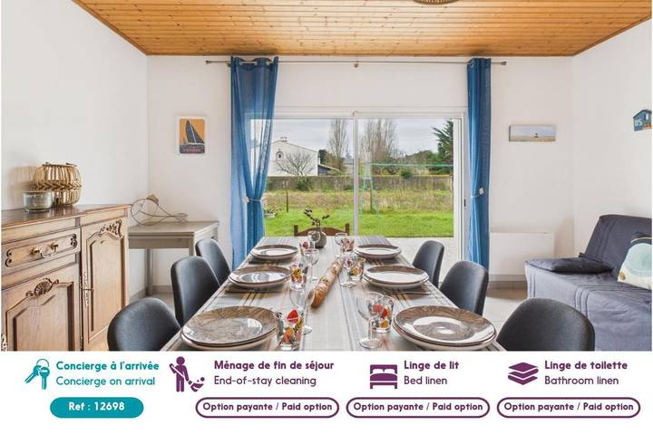 Location de vacances pour 6 personnes, avec jardin dans Le passage du Gois - 3