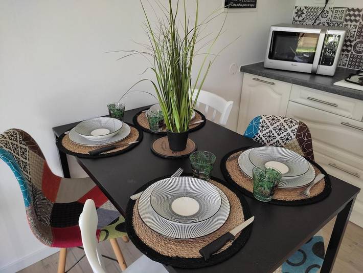 Appartement de vacances pour 4 personnes, avec terrasse et jardin