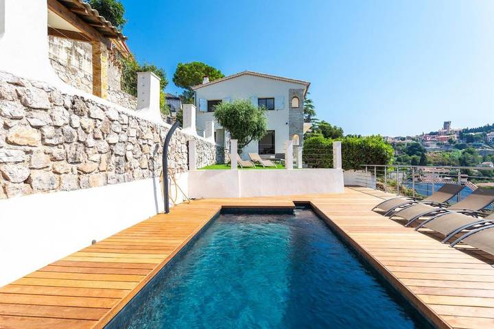 Villa pour 10 personnes, avec piscine et terrasse à La Turbie - 2