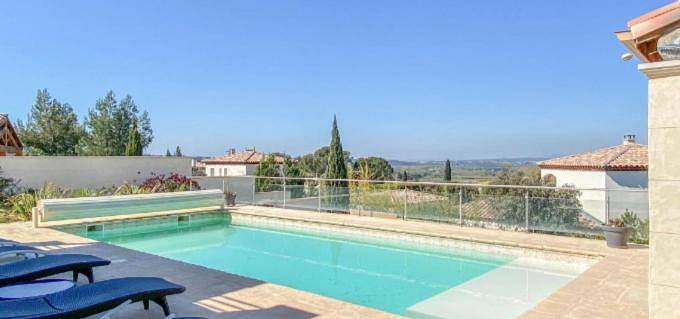 Location de vacances pour 7 personnes, avec vue ainsi que piscine et terrasse à Saint-Hippolyte-de-Montaigu - 2