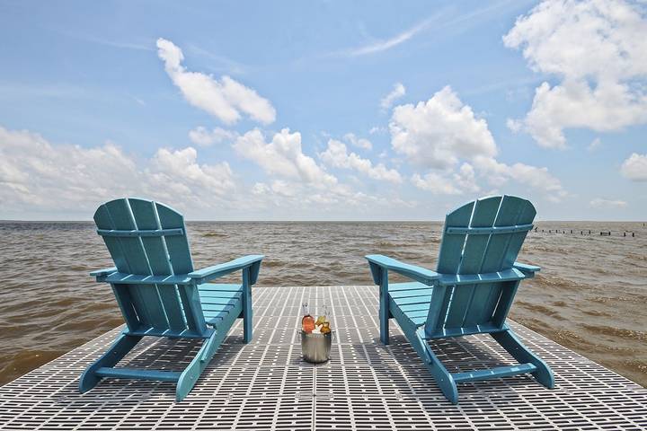 Vacation house for 8 people, with yard in Mississippi