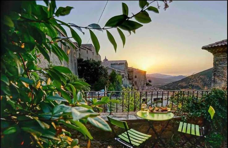 Maison de vacances pour 6 personnes, avec jardin ainsi que vue et terrasse