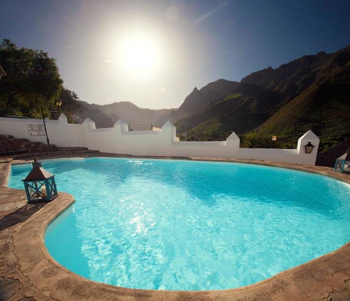 Casa rural con piscina para 10 personas, con Balcón y Terraza además de Jardín y Piscina en Valle de Agaete - 3