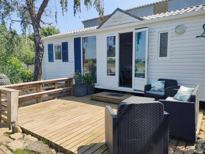 Camping para 4 personas, con jardín además de terraza y vistas - 1