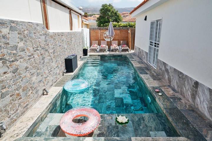 Chalet para 5 personas, con jardín y piscina en Sueño Azul
