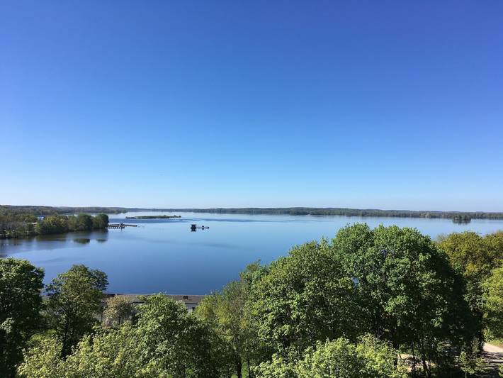 Ferienwohnung für 2 Personen, mit Balkon und Seeblick in Plön