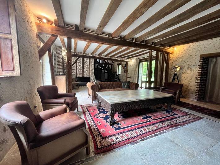 Location de vacances pour 4 personnes, avec piscine et jardin à Prunay-Cassereau - 4