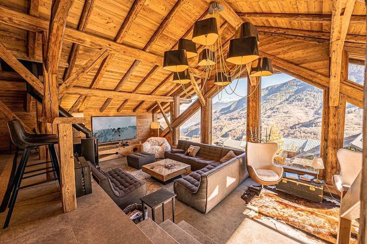 Gîte pour 14 personnes, avec balcon et jacuzzi à Saint-Jean-de-Belleville